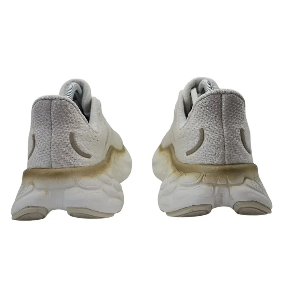 New Balance Fresh Foam X More v4 Womens 10.5 B White Gold Running Shoes Sneakers - Picture 7 of 12